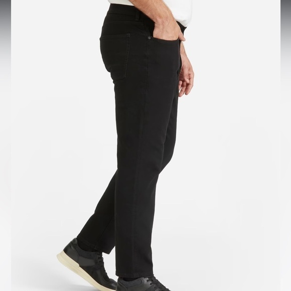 Everlane Mens Black Athletic 4 way stretch organic jean size 29x30 new - Picture 2 of 9